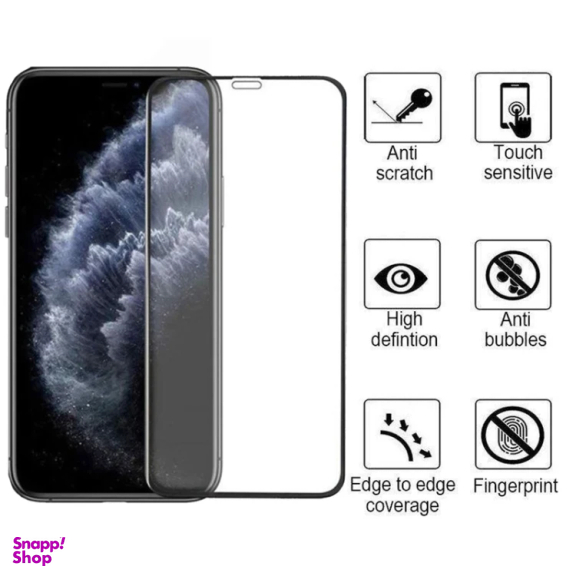 محافظ صفحه نمایش گوشی موبایل 5D بوف مناسب برای اپل iPhone 11 Pro /XS/X