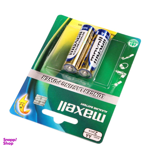 باتری قلمی مکسل مدل آلکالاین کد LR6GB2B بسته 4 عددی