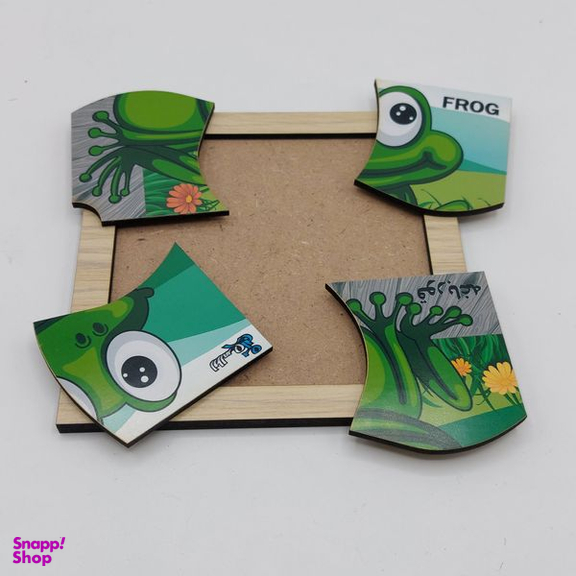 پازل 4 تکه مدل P4-102 طرح حیوان قورباغه