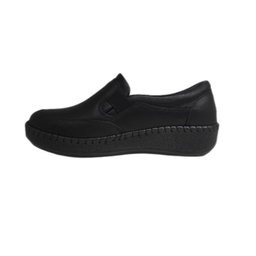 کفش طبی زنانه شهرام طب کد 3090 رنگ تمام مشکی