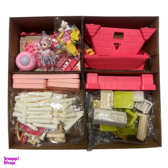 اسباب بازی خانه عروسکی طرح قلعه ویلایی 002