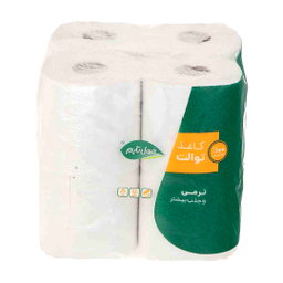 دستمال کاغذی 250 برگ فول تایم مدل سافت بسته 8 عددی به همراه دستمال توالت فول تایم بسته 8 عددی