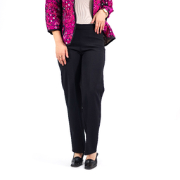 شلوار زنانه مدل نیم بگ کد 3812 رنگ مشکی