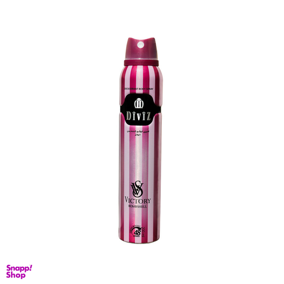 اسپری خوشبو کننده بدن زنانه دیوایز مدل Victoria Secret حجم 200 میلی لیتر