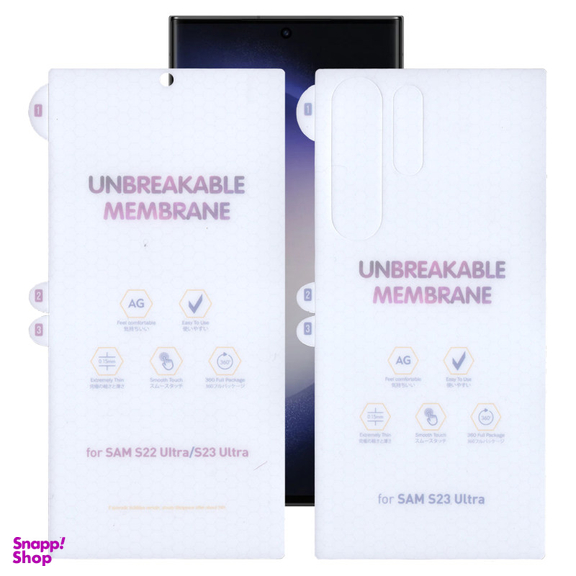 محافظ صفحه نمایش اپیکوی مدل Hydrogel-Matte مناسب برای گوشی موبایل سامسونگ Galaxy S23 Ultra به همراه محافظ پشت گوشی