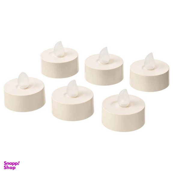 شمع وارمر LED ایکیا مدل GODAFTON بسته 6 عددی