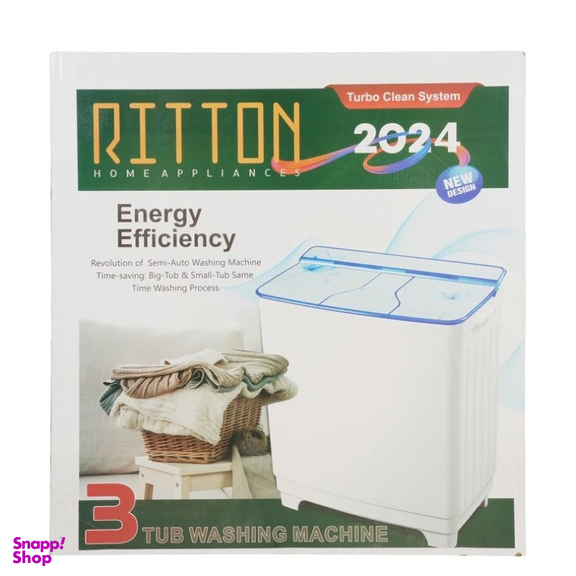 ماشین لباسشویی ریتون مدل RWM-1603TG ظرفیت تا 16 کیلو