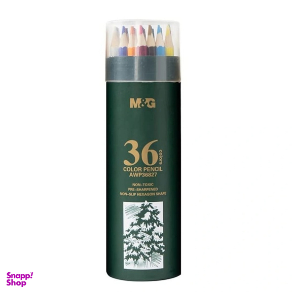 مداد رنگی 36 رنگ ام اند جی کد 12347
