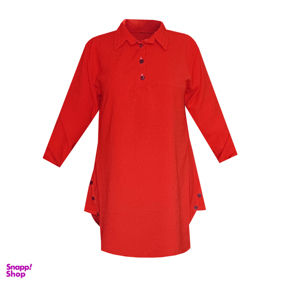 تونیک زنانه کد T-RED رنگ قرمز