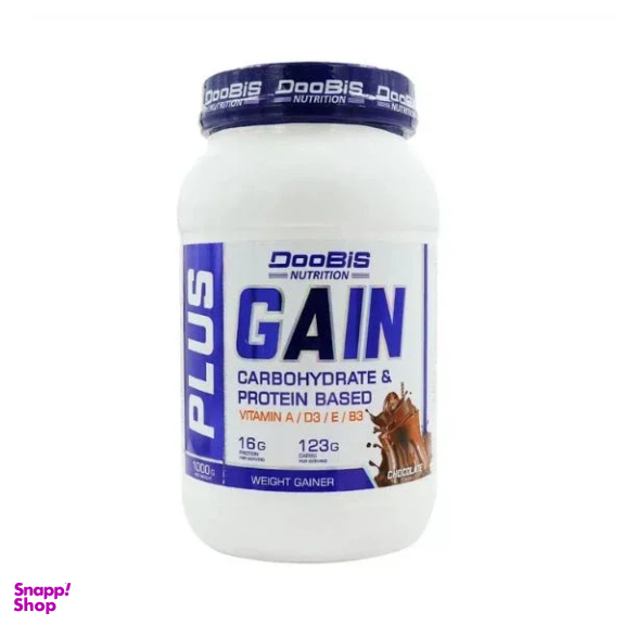 پودر مکمل گین پلاس شکلاتی دوبیس وزن 1000 گرم