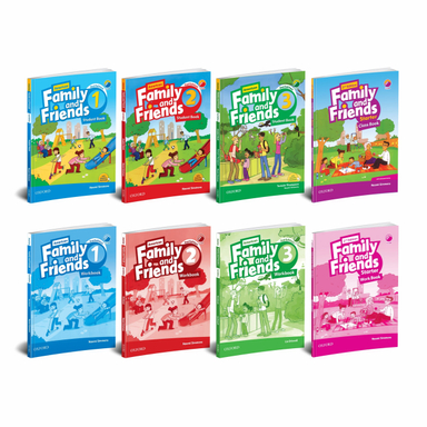 کتاب Family and Friends از Starter تا جلد 3 اثر Naomi Simmons نشر هیتا مجموعه 8 جلدی