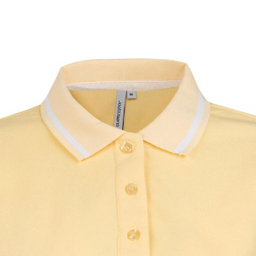 پولوشرت آستین کوتاه زنانه کد 1551289 رنگ زرد روشن