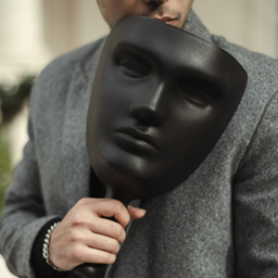 ماسک ایفای نقش مدل مافیا بسته 10 عددی به همراه نشان تایید