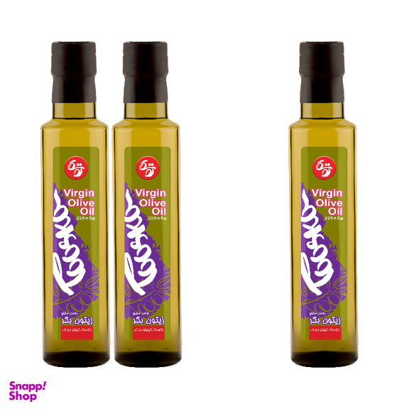 روغن مایع زیتون بکر توسکا وزن 225 گرم بسته 2 عددی به همراه یک عدد هدیه