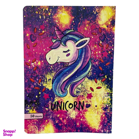 دفتر نقاشی 50 برگ سلین مدل اسب تک شاخ کد 32