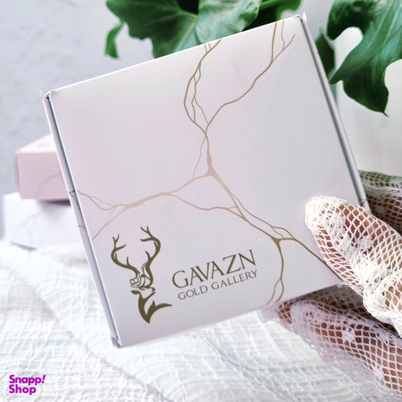 زنجیر طلا 18 زنانه عیار گوزن مدل طنابی کد 8UH68