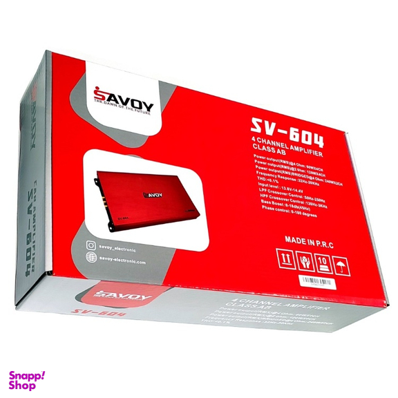 آمپلی فایر خودرو 60×4 ساووی مدل SV-604