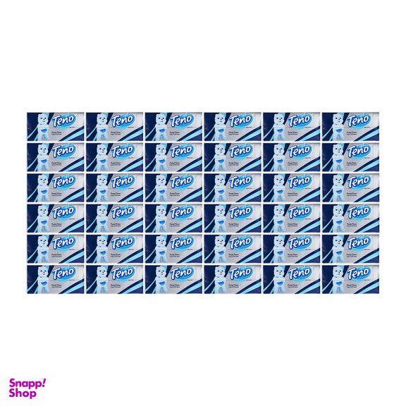 دستمال کاغذی 250 برگ تنو مدل خرس مجموعه 36 عددی