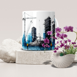 ماگ لاژید مدل مشاغل طرح مهندس عمران و معماری کد J001