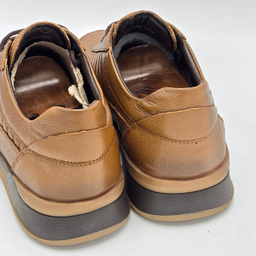 کفش راحتی مردانه شمس کد 08754 رنگ قهوه‌ای