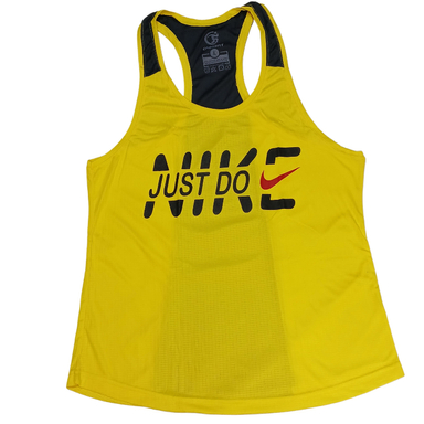 تاپ ورزشی مردانه طرح Nike کد 1446 رنگ زرد