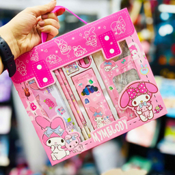 بسته لوازم تحریر مدل ملودی عروسکی کد 131 مجموعه 17 عددی