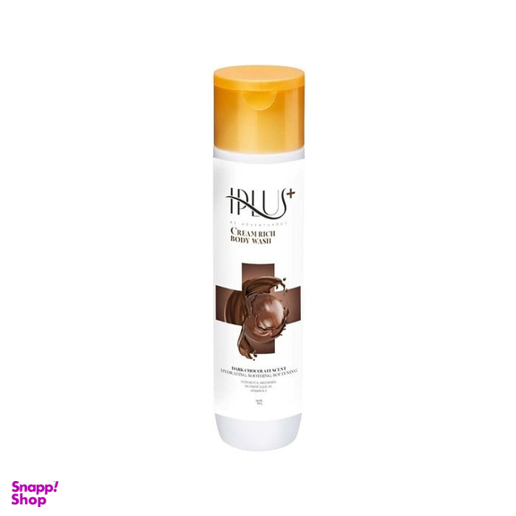 شامپو بدن کرمی آی پلاس مدل شکلات تلخ حجم 300 میلی لیتر