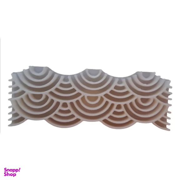 قالب و مهر دسر به گز مدل حلوا تزیینی طرح موج