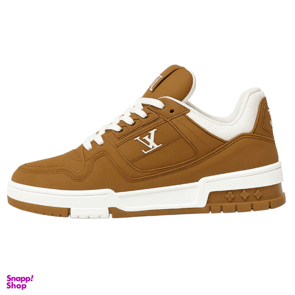 کتانی ورزشی مردانه مدل Lv کد c95 رنگ قهوه ای