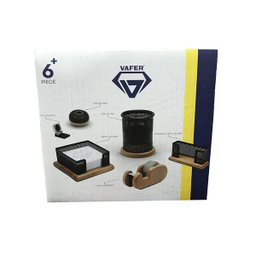 ست لوازم اداری رومیزی وافر مدل VZ226 مجموعه 6 عددی