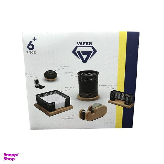 ست لوازم اداری رومیزی وافر مدل VZ226 مجموعه 6 عددی