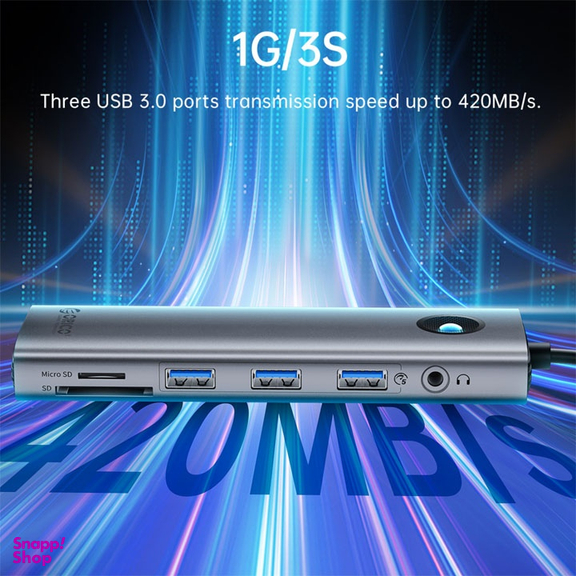 هاب 10 پورت Type-C اوریکو مدل PW11-10P