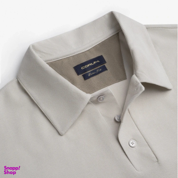 پولوشرت آستین کوتاه مردانه مدل GD-s-16094501 رنگ کرم