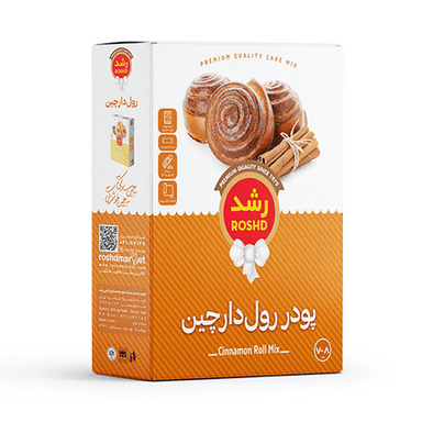 پودر کیک رول دارچین رشد وزن 340 گرم