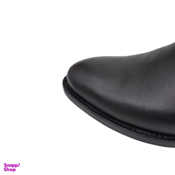 نیم بوت مردانه چرم ریباری مدل Z23 رنگ مشکی