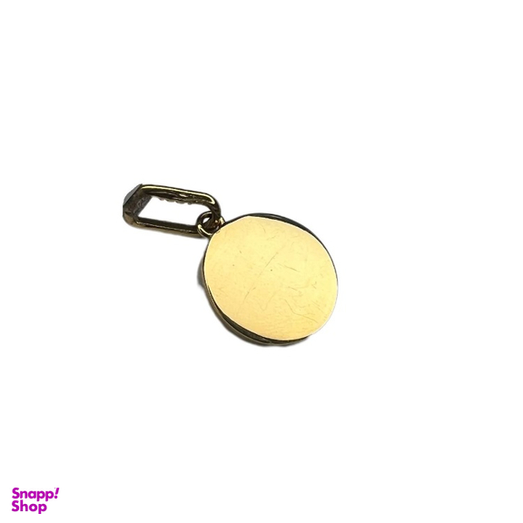 آویز گردنبند طلا 18 عیار زنانه مدل دایره طرح قفل