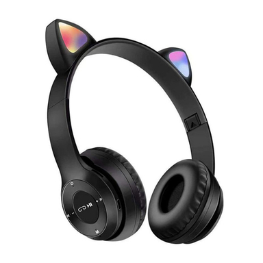 هدفون بلوتوثی تاشو طرح گربه ای مدل MZ47 LED