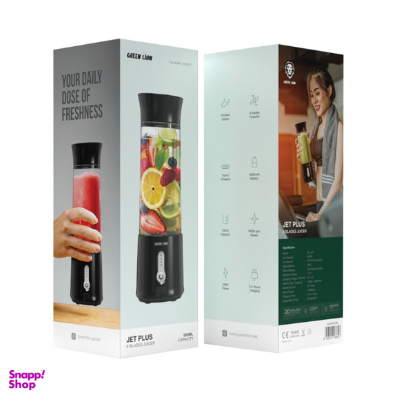 مخلوط کن شارژی گرین لاین مدل 6 Blades Juicer