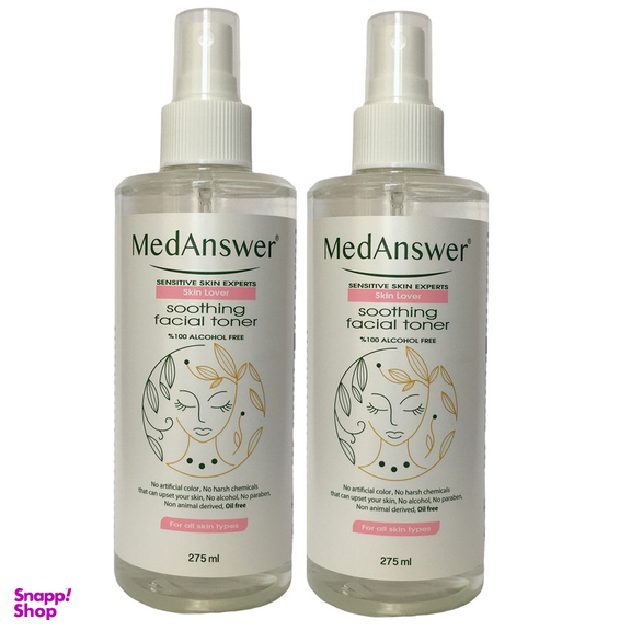 تونر صورت مدانسر مدل MelaMed حجم 275 میلی لیتر مجموعه 2 عددی