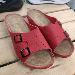 دمپایی زنانه کمند مدل افرا رنگ قرمز