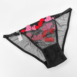 ست شورت و سوتین زنانه نوشه پوش کد 88807 رنگ مشکی قرمز