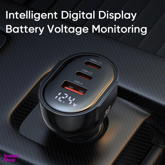 شارژر فندکی 128 وات مک دودو مدل PD128W 2C1U