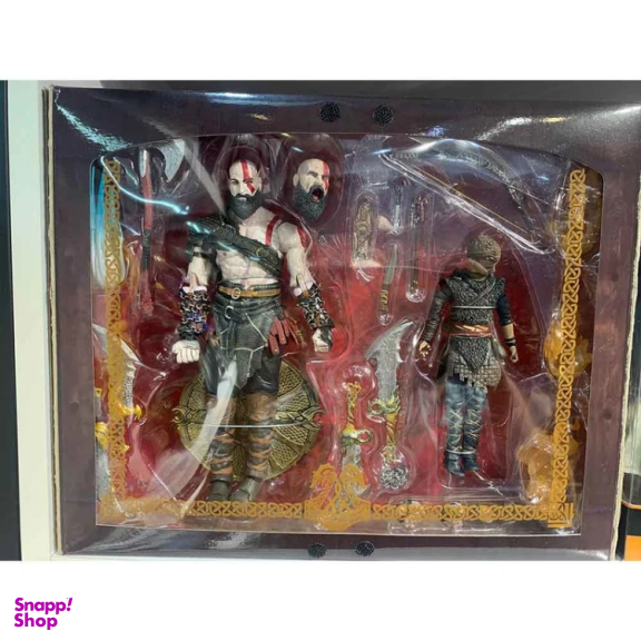 اکشن فیگور نکا مدل کریتوس و آترئوس سری God of War New