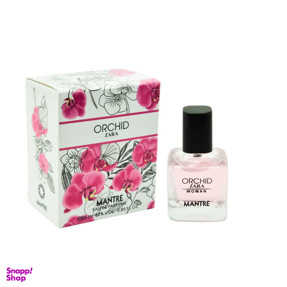 عطر جیبی زنانه مانتره مدل Orchid Zara حجم 25 میلی لیتر