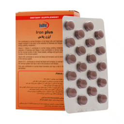 قرص آهن آیزن پلاس یورو ویتال بسته 60 عددی