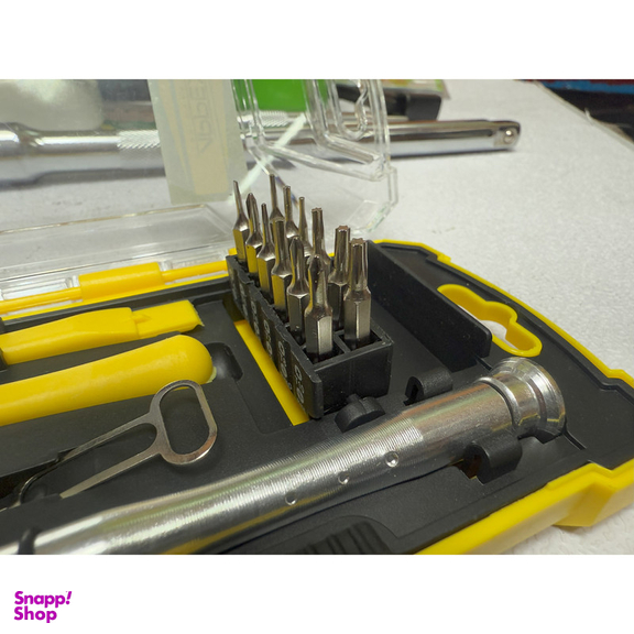 سری پیچ گوشتی ستاره ای اپکس مدل SMT-APX-1104--18PCS بسته 17 عددی