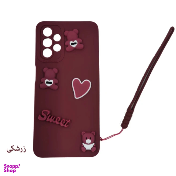 قاب گوشی موبایل لیمیا مدل عروسکی لنزدار ژله ای طرح Sweet مناسب سامسونگ Galaxy A13/A23/A32 5G به همراه دستبند