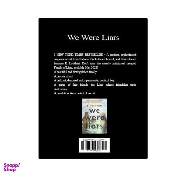 کتاب We Were Liars اثر E. Lockhart انتشارات نبض دانش