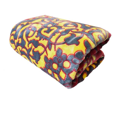 پتو گلبافت مدل اسلیمی یک نفره سایز 160×220 سانتی متر