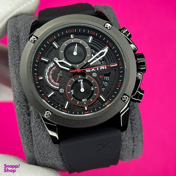 ساعت مچی عقربه ای مردانه اکستری مدل X6065F رنگ مشکی طوسی